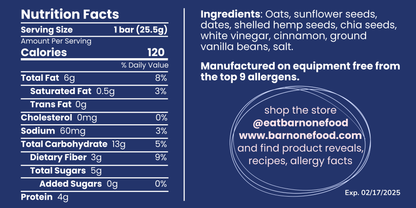 Oats 'n' Dates Snack Bar